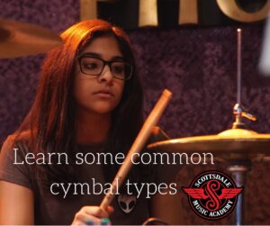 common-cymbal-types for drumset